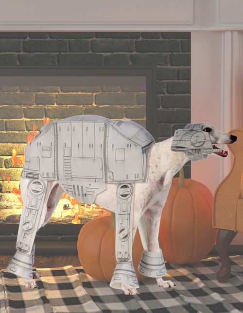 Imperial walker dog clearance costume