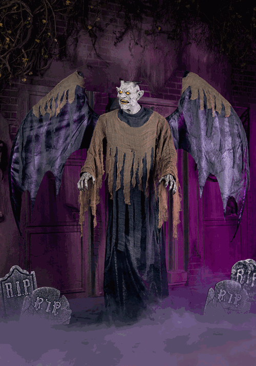 Craggoth the Demon Gargoyle Animatronic Decoration