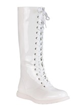 White Wrestling Costume Boots for Adults