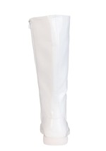 White Wrestling Costume Boots for Adults Alt 4