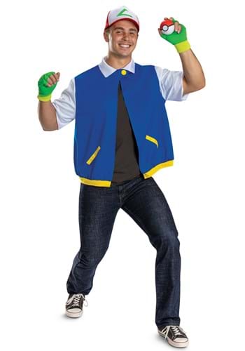 Adult Pokemon Ash Ketchum Accessory Kit