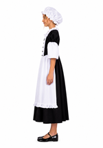 Girl's Pilgrim Peasant Costume Alt 2