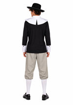 Boys Teen Traditional Pilgrim Costume Alt 1