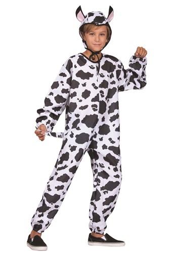 Kids Classic Cow Jumpsuit Costume