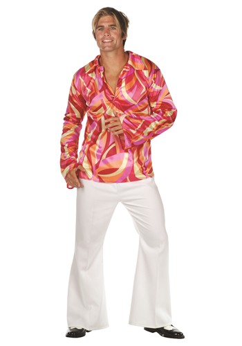 Plus Size 70s Slick Disco Costume for Men