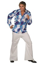 Men Plus Size 70s Fever Shirt Costume