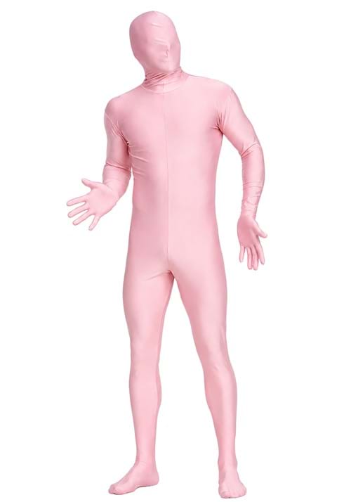 Adult Invisible Man Pink Zentai Skinsuit