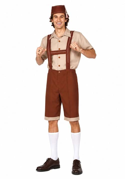 Wilhem Witbier German Lederhosen Costume Mens