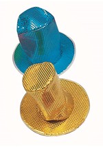 8" Red Sequin Disco Hat  Alt 2