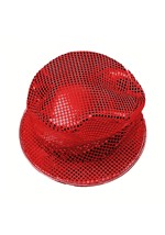 Adult Purple Sequin Top Accessory Hat Alt 5