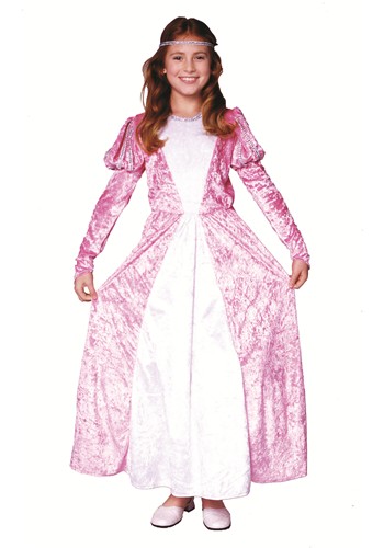 Girls Pink Elegant Princess Costume Dress
