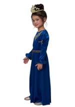 Girl's Blue Royal Renaissance Princess Costume Alt 2
