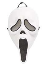Womens Black Glitter Ghost Face Costume Alt 3