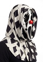 Adult Clown Ghost Face Costume Mask Alt 2