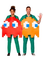 Adult PAC MAN Reversable Clyde Blinky Costume