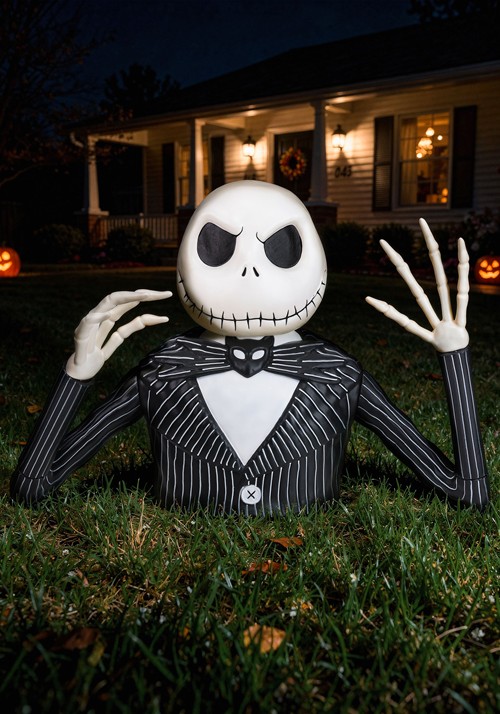 3FT Jack Skellington Ground Breaker Yard Decoration 1