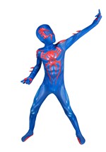 Boys Zentai Suit SpiderMan 2099 PS5 Gaming Costume Alt 6