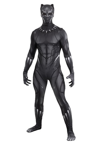 Mens Black Panther Zentai Suit Costume