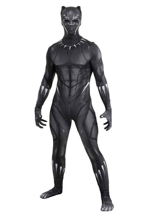 Mens Black Panther Zentai Suit Costume