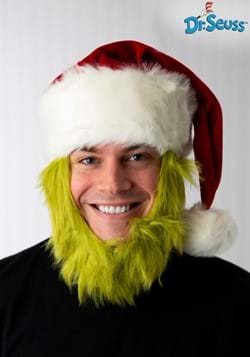 Grinch Hat with Fur Beard1-1