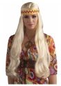 Blonde Hippie Chick Wig w/Headband	