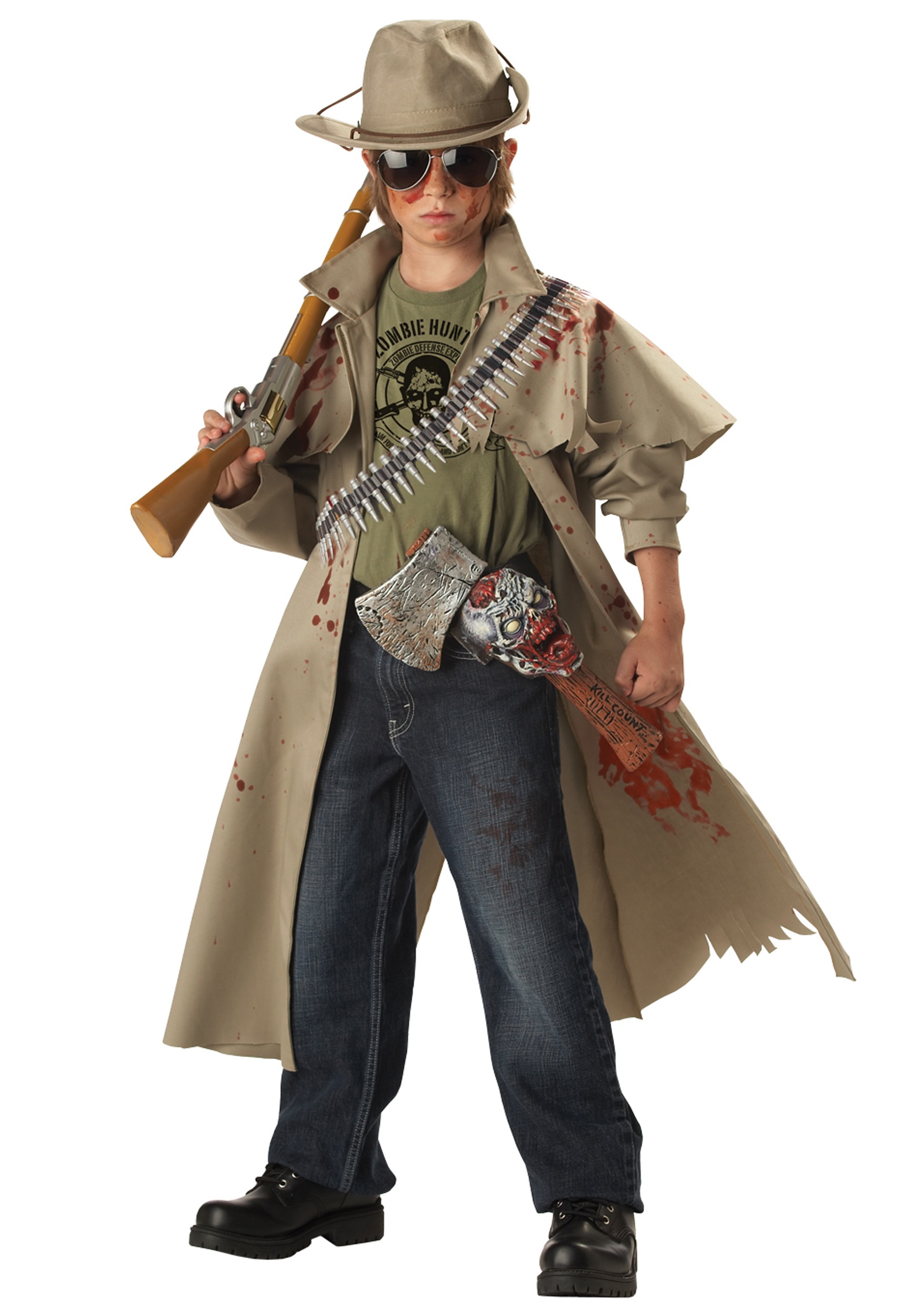 Child Zombie Hunter Costume , Boys Hunter Costume