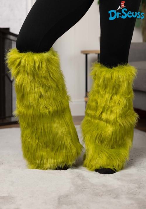 Grinch Fuzzy Leg Warmers 1
