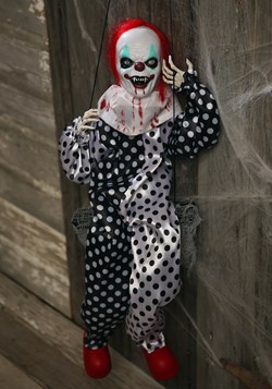 Leg Kicking Clown on Swing