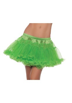 12" Green 2-Layer Petticoat