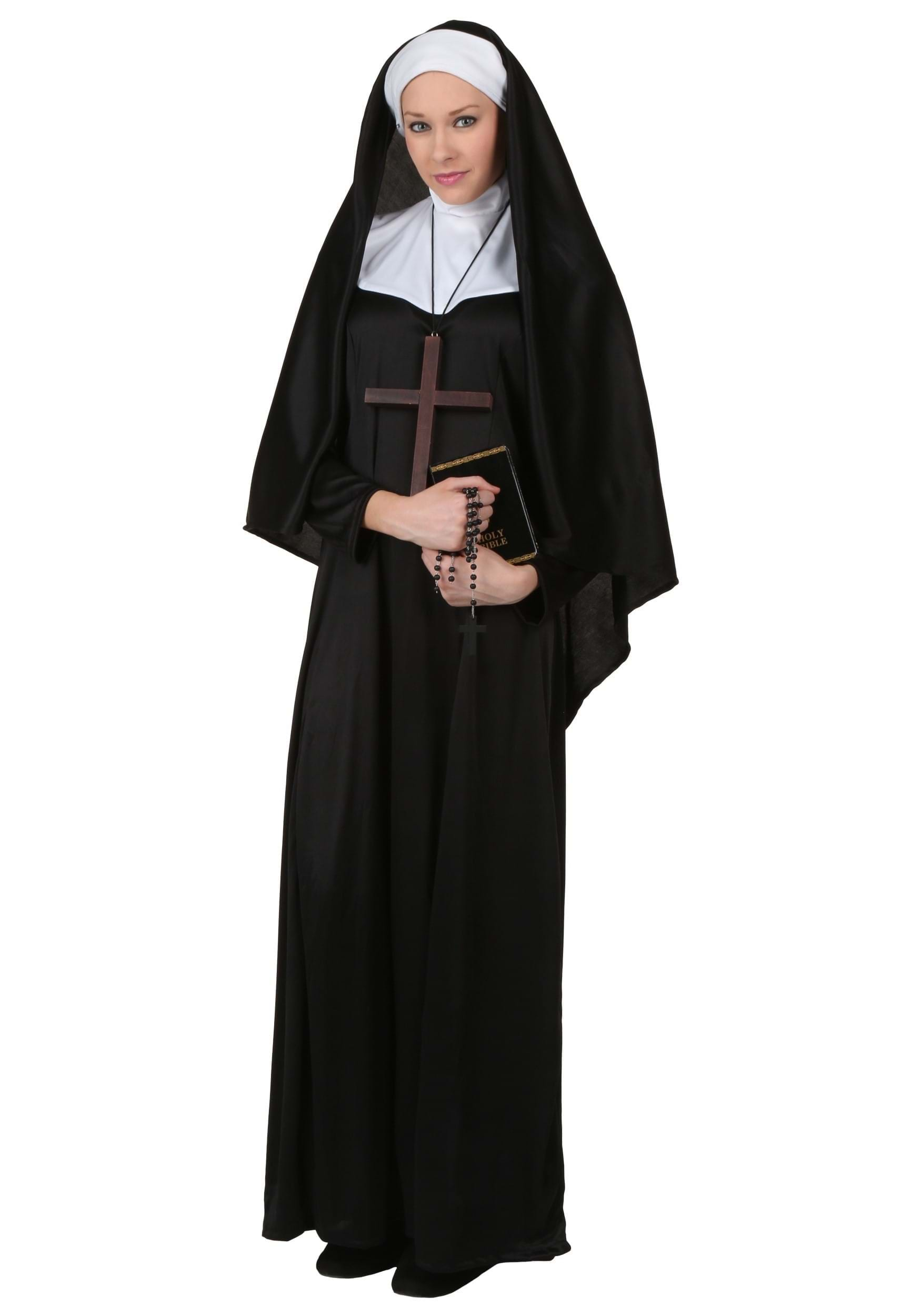 Adult Traditional Nun Costume , Religious Costumes