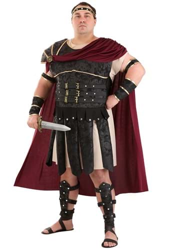 Plus Size Roman Gladiator Costume-1
