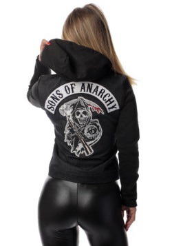 Womens Sons Of Anarchy Denim Highway Jacket