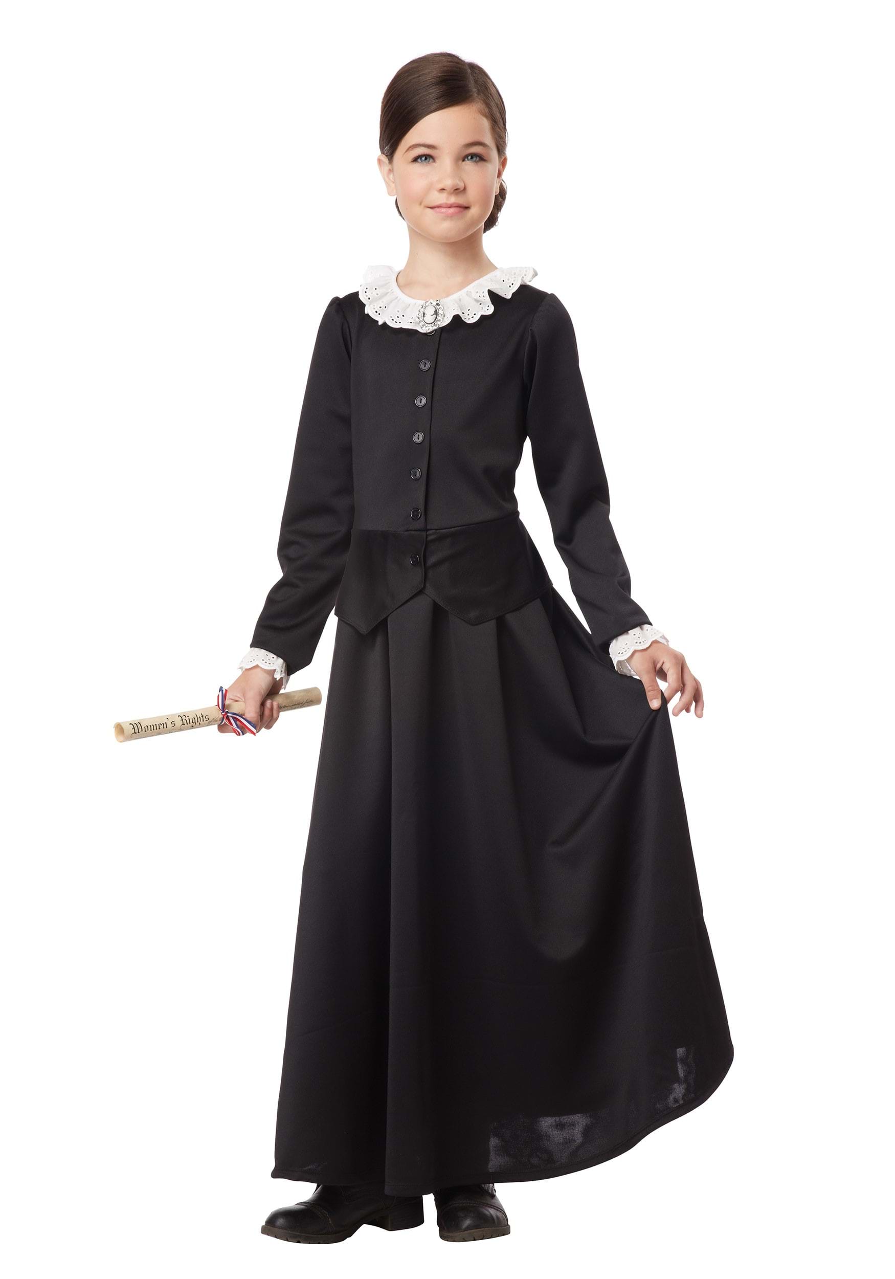 Harriet Tubman/Susan B. Anthony Costume For Girls