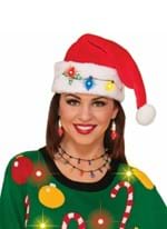 Christmas Lights Necklace Accessory 