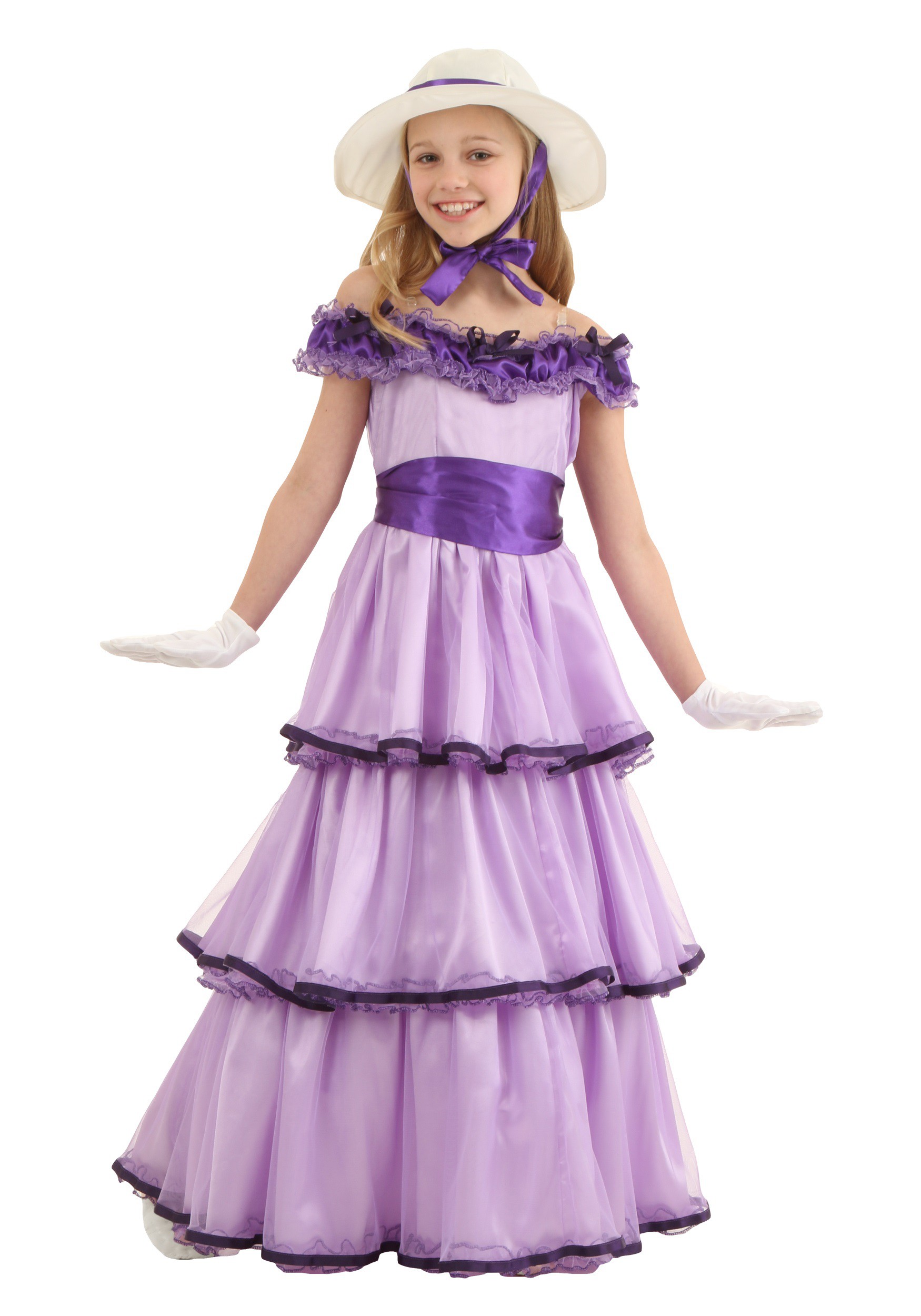 Deluxe Southern Belle Girl's Costume