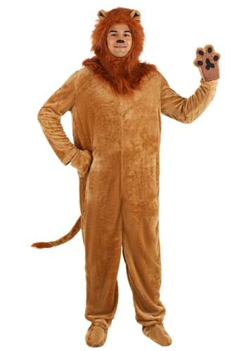 Adult Deluxe Lion Costume Alt 1