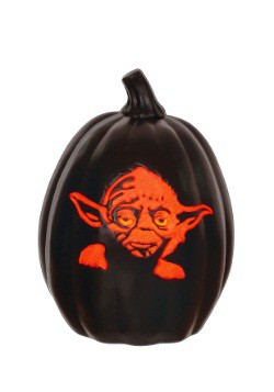 Star Wars 12" Yoda Face Light-Up Pumpkin