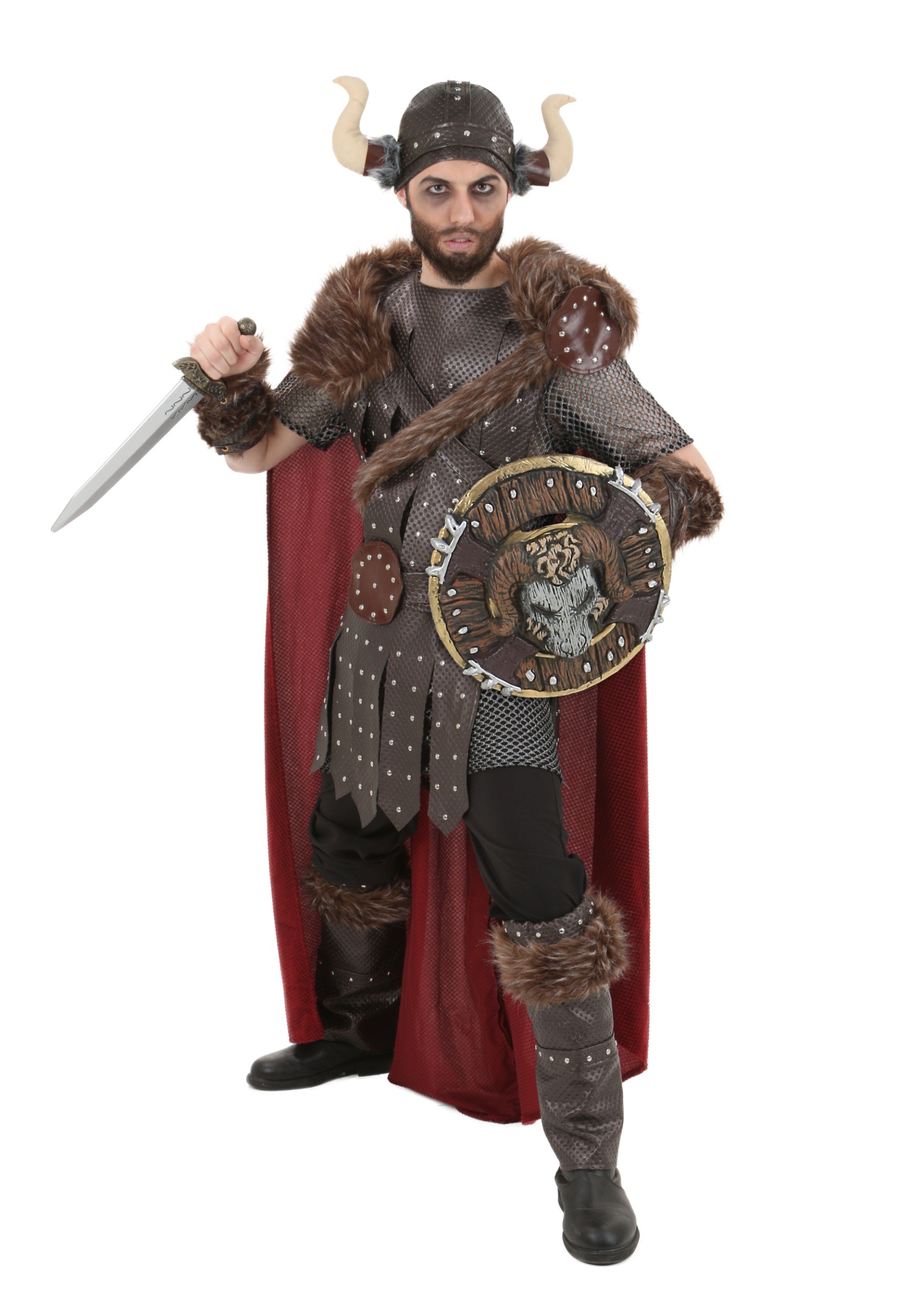 Plus Size Legendary Viking Warrior Men's Costume