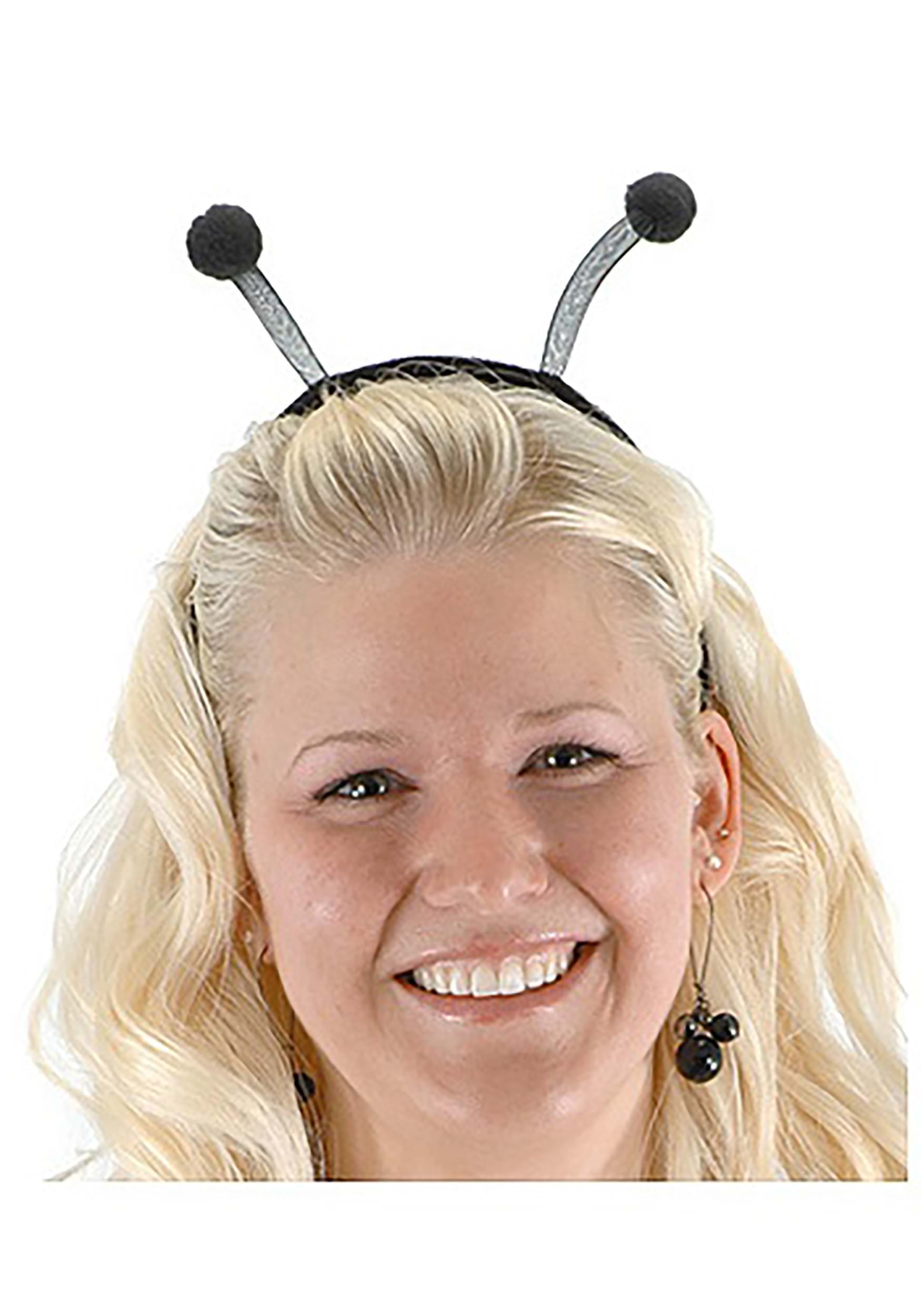 Black Bug Antennae Headband