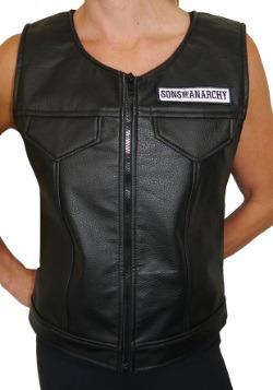 Women's Sons of Anarchy Faux Leather Vest
