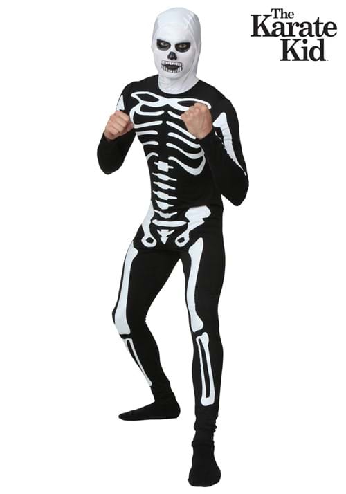Plus Size Karate Kid Skeleton Suit