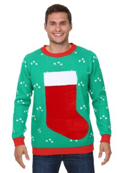 3D Christmas Stocking Sweater