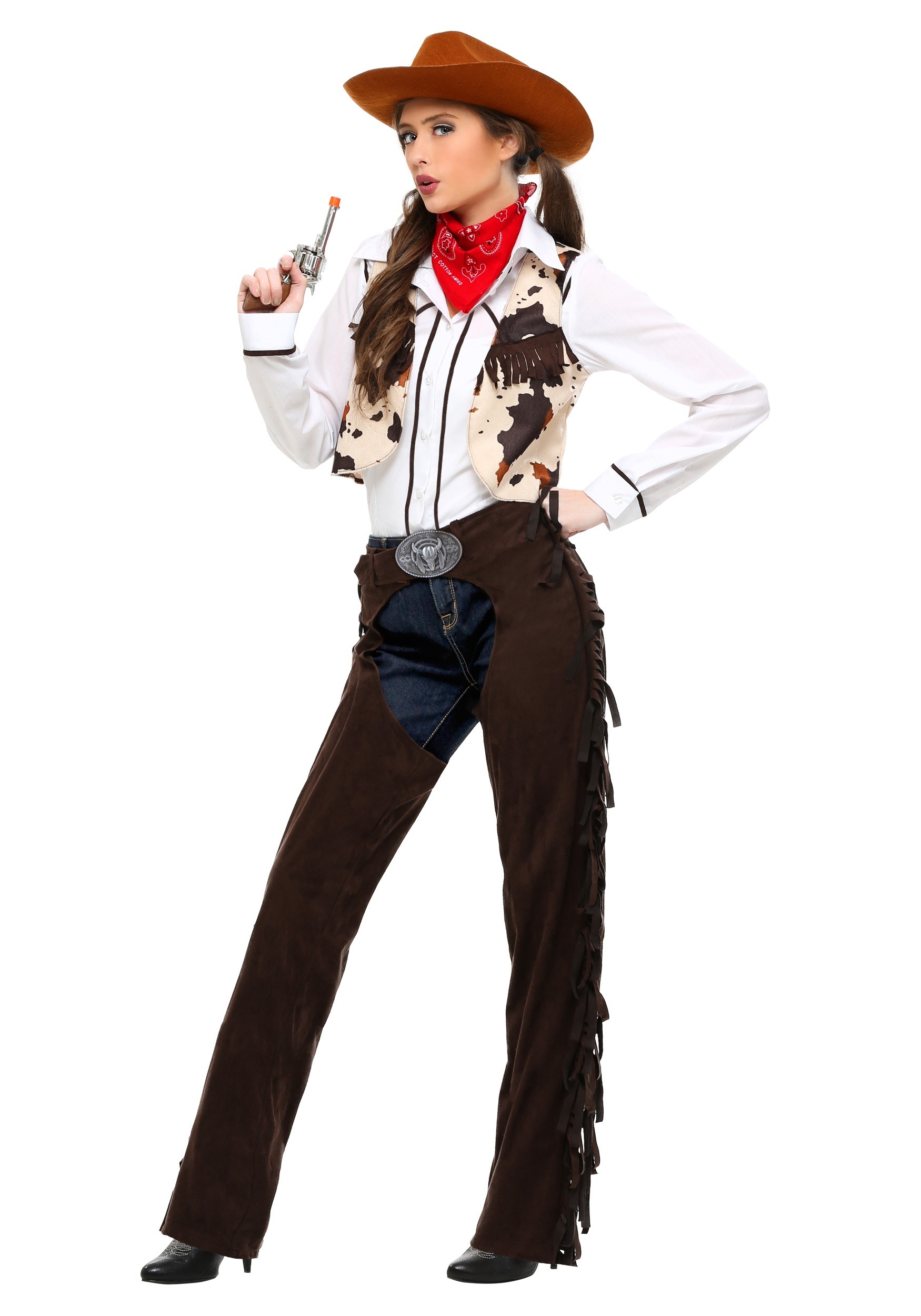 Cowgirl Chaps Plus Size Women's Costume