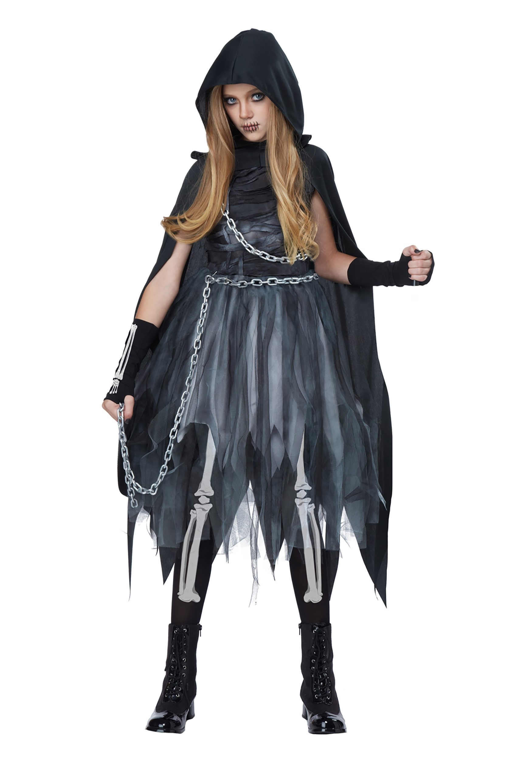 Reaper Girl Costume For Girls