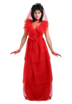 Red Gothic Women's Wedding Dress