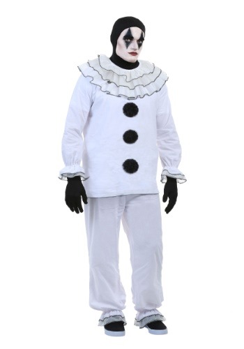 Men's Vintage Pierrot Clown Costume