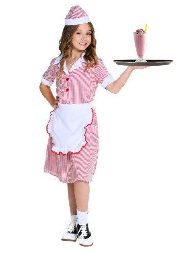 Girl's 50's Car Hop Costume