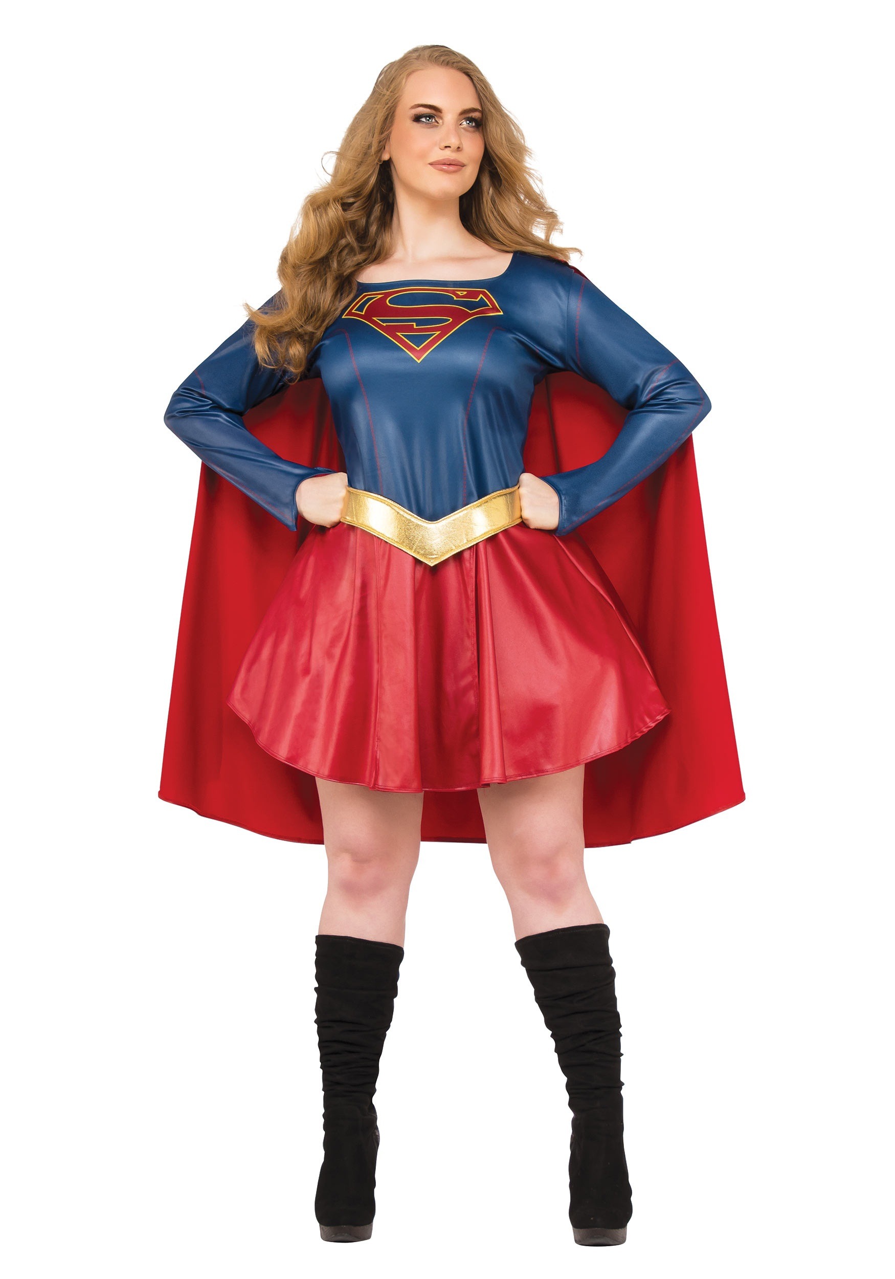 Plus Size Supergirl TV Costume for Women