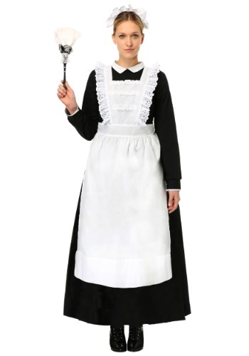 Traditional Plus Size Maid Costume for Women