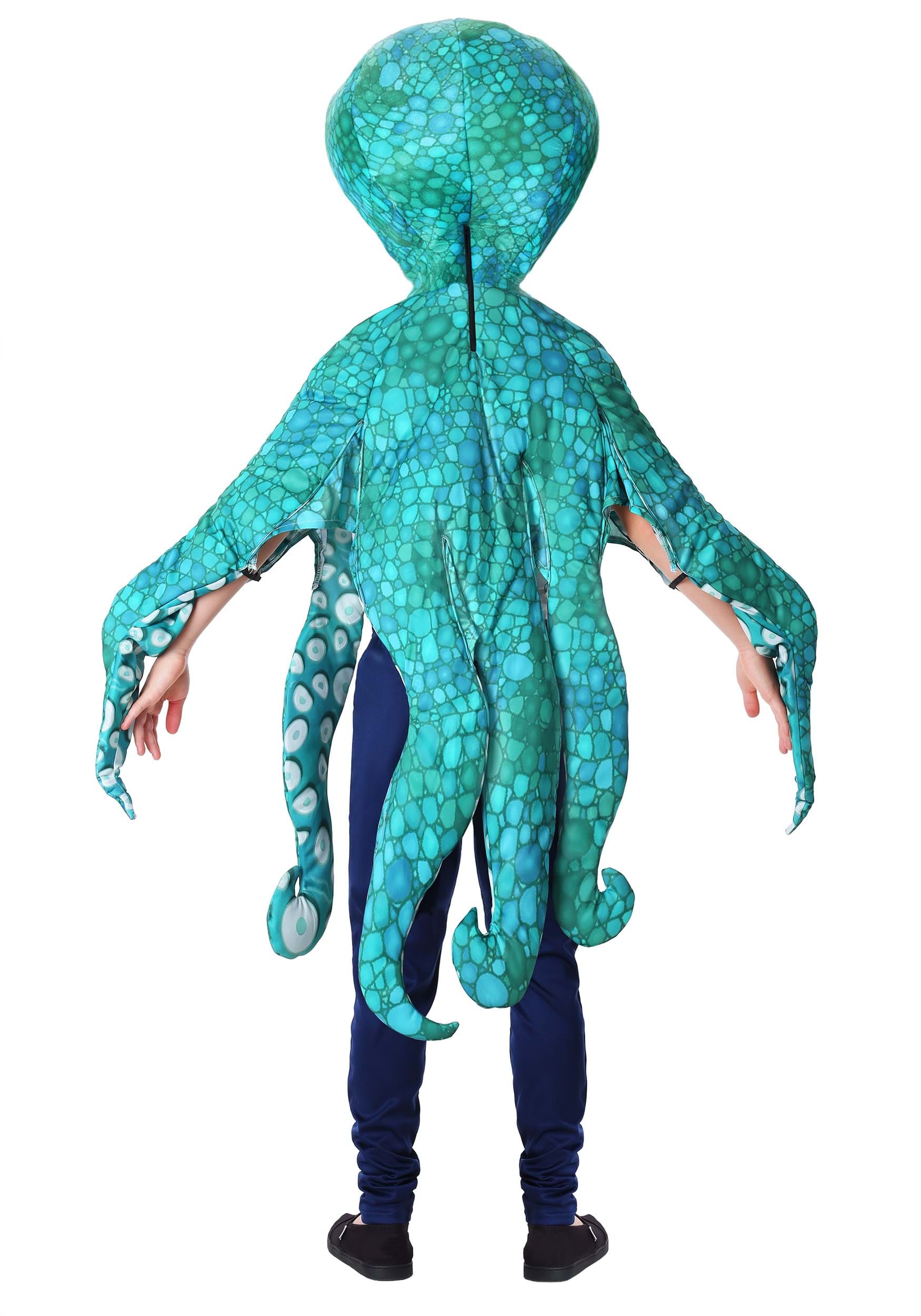 Blue Child Octopus Costume
